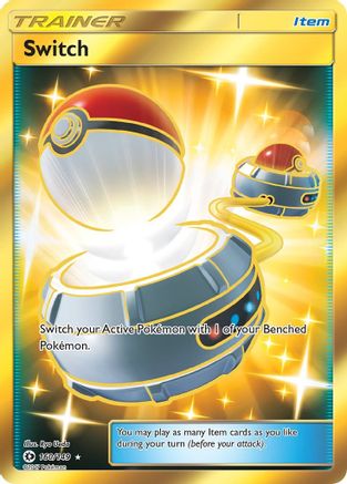 Switch (Secret) (160/149) - SM Base Set Holofoil - Secret Rare