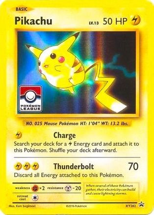 Pikachu XY202/211 - XY Black Star Promos Holofoil