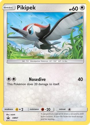 Pikipek (SM07/248) - SM Promos Holofoil - Promo