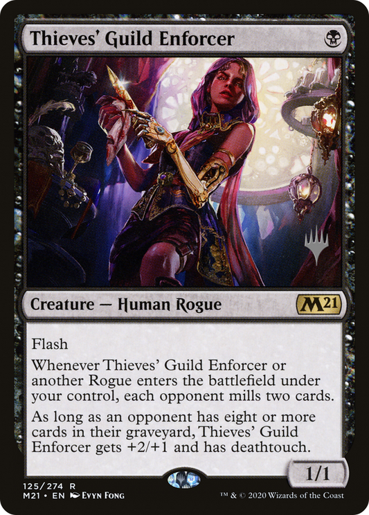 Thieves' Guild Enforcer (PPM21-125P) - Core Set 2021 Promos (Promo Pack)