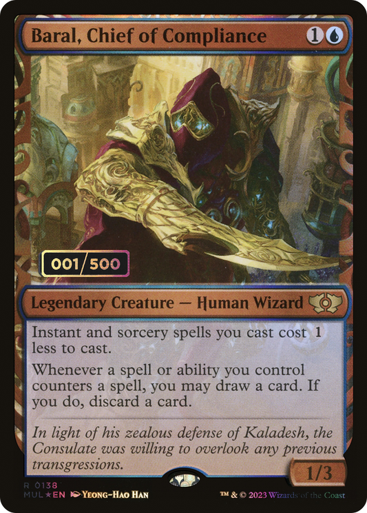 Baral, Chief of Compliance (MUL-138Z) - Multiverse Legends: (Showcase) Foil