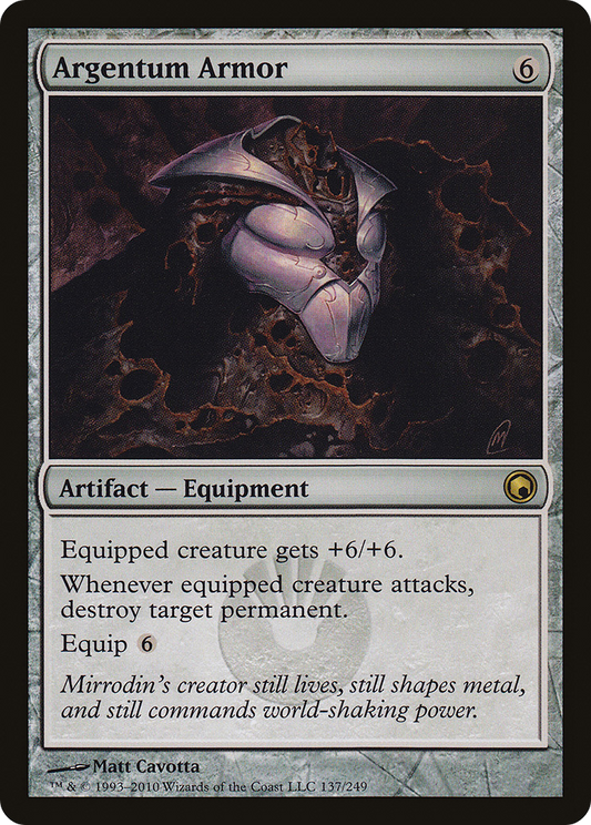 Argentum Armor (SOM-137) - Scars of Mirrodin