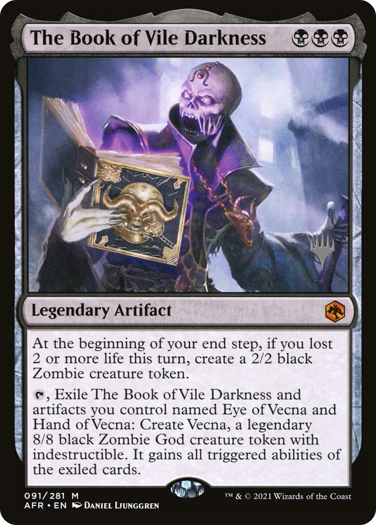 The Book of Vile Darkness (PPAFR-91P) - Adventures in the Forgotten Realms Promos Foil (Promo Pack)