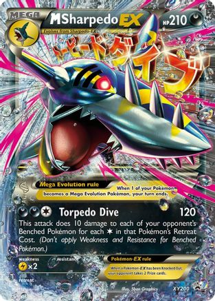 M Sharpedo EX XY200 - XY Promos Holofoil - Promo