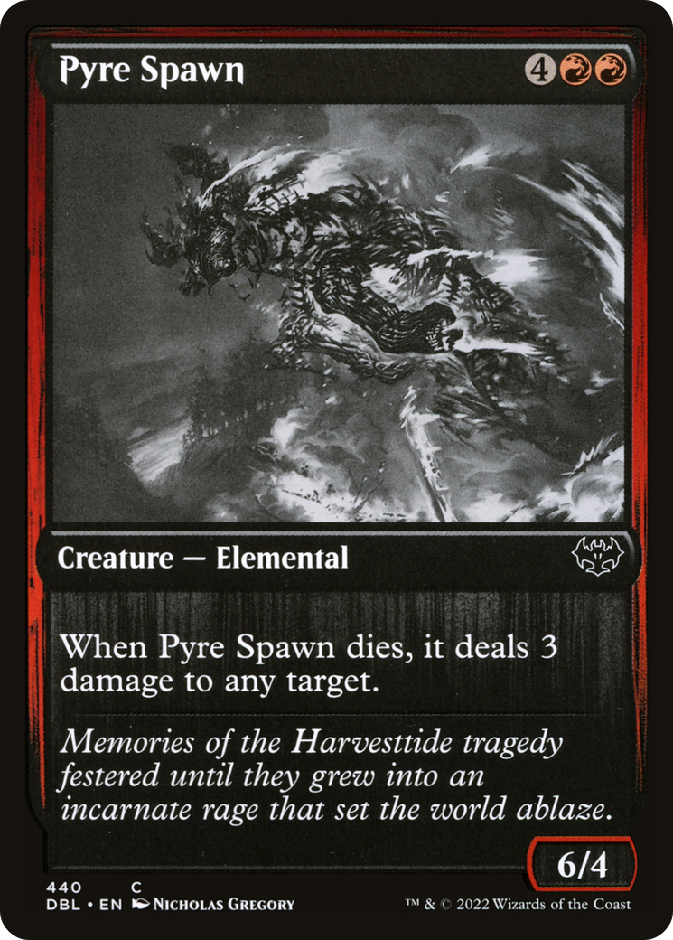 Pyre Spawn (DBL-440) - Innistrad: Double Feature Foil