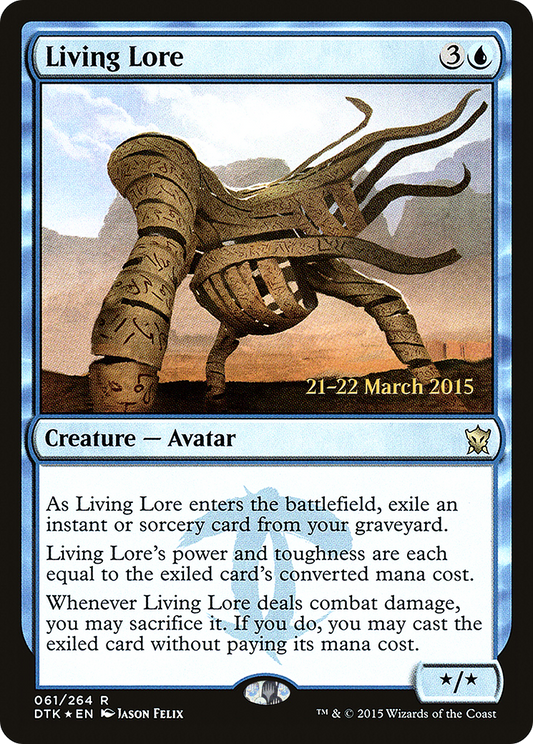 Living Lore (PDTK-61S) - Dragons of Tarkir Promos Foil