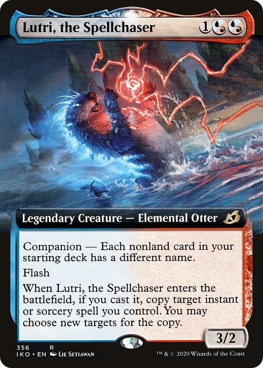 Lutri, the Spellchaser (IKO-356) - Ikoria: Lair of Behemoths: (companion, Extended Art)