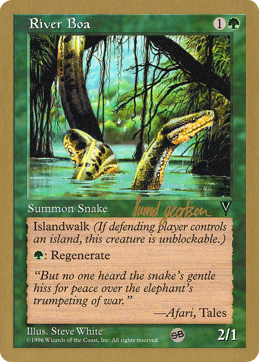 River Boa (WC97-SG118SB) - World Championship Decks 1997