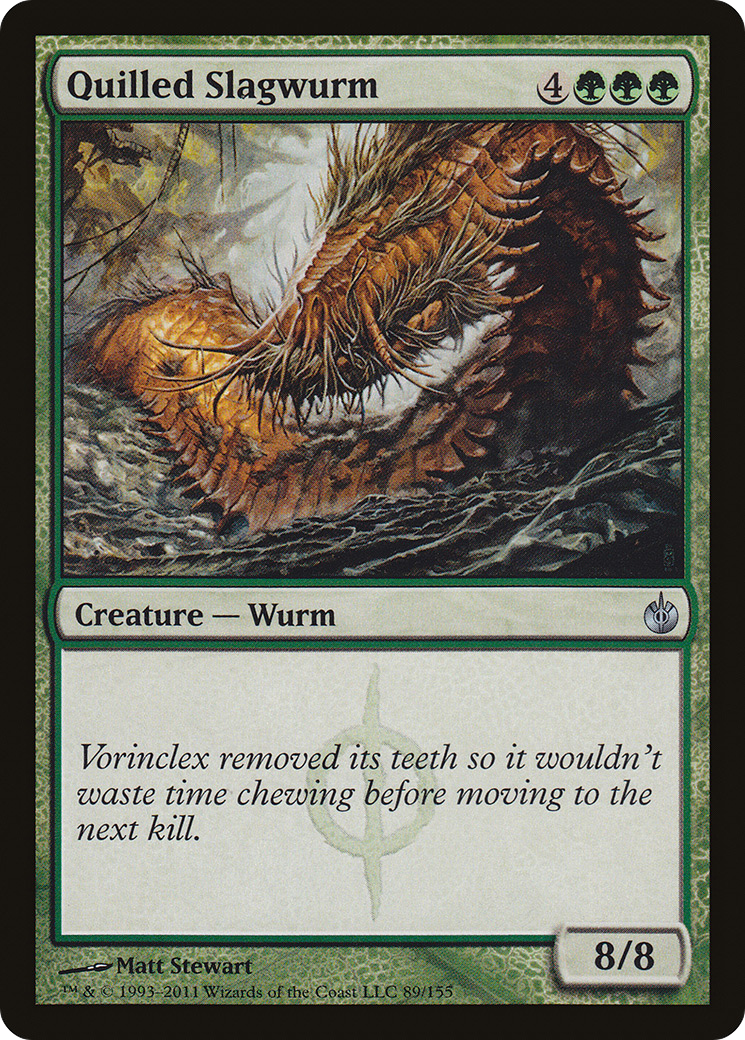 Quilled Slagwurm (MBS-089) - Mirrodin Besieged