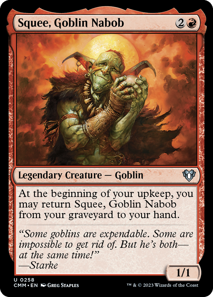 Squee, Goblin Nabob (CMM-258) - Commander Masters