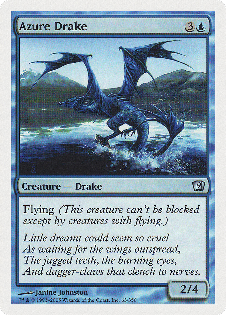 Azure Drake (9ED-063) - Ninth Edition