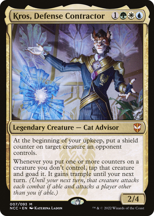 Kros, Defense Contractor (NCC-007) - New Capenna Commander Foil