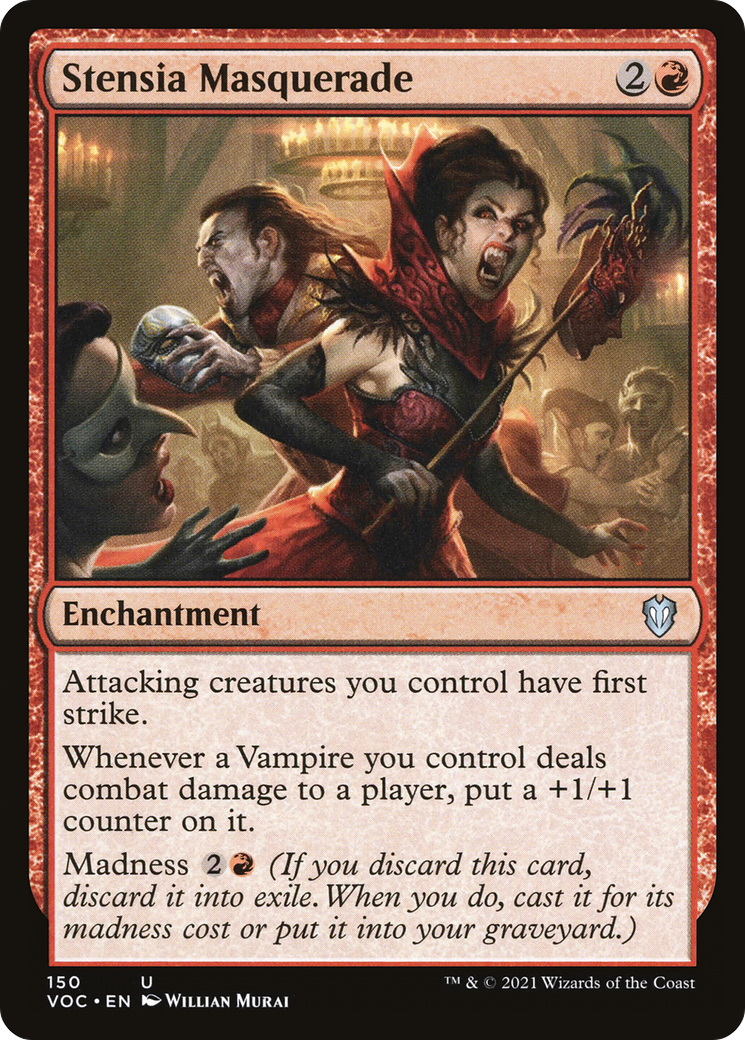 Stensia Masquerade (VOC-150) - Crimson Vow Commander