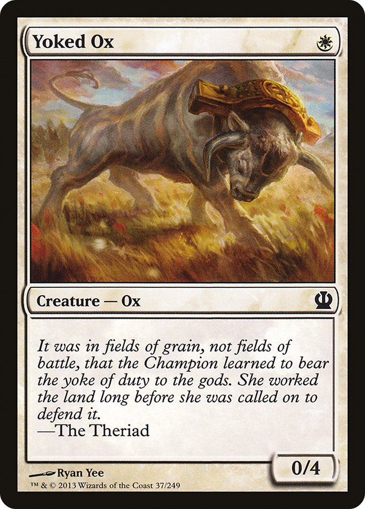 Yoked Ox (THS-037) - Theros Foil