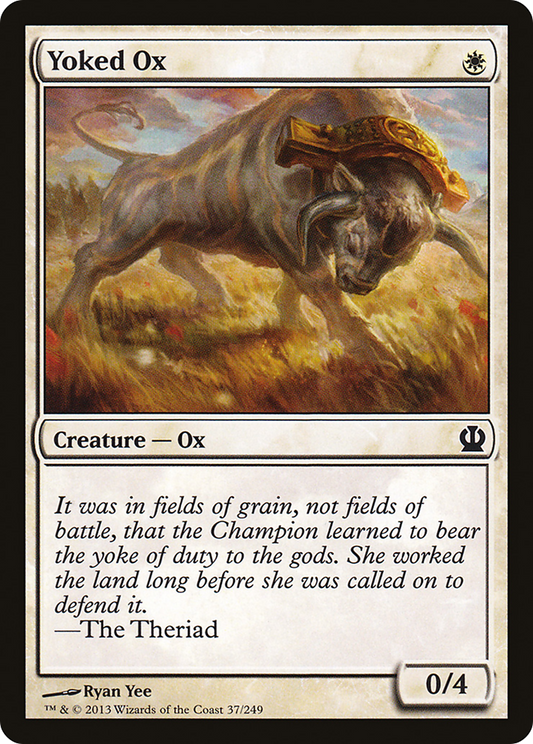 Yoked Ox (THS-037) - Theros Foil