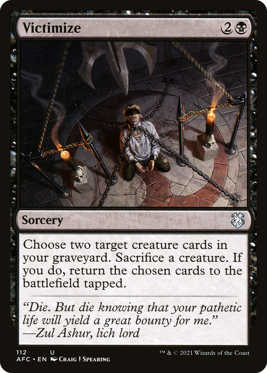 Victimize (AFC-112) - Forgotten Realms Commander