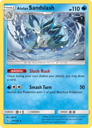 Alolan Sandslash (20/145) - SM  Guardians Rising  - Rare