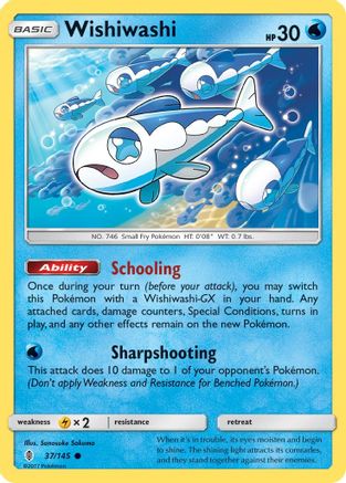 Wishiwashi 37/145 - Guardians Rising Reverse Holofoil