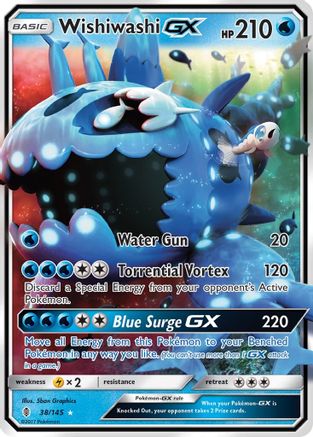 Wishiwashi-GX 38/145 - Guardians Rising Holofoil