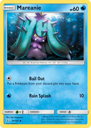 Mareanie (39/145) - SM  Guardians Rising  - Uncommon