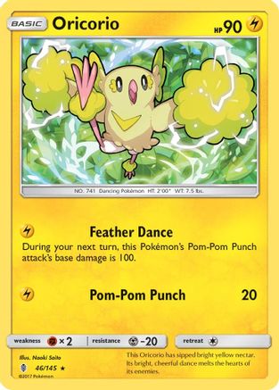 Oricorio (46/145) - SM  Guardians Rising  - Rare