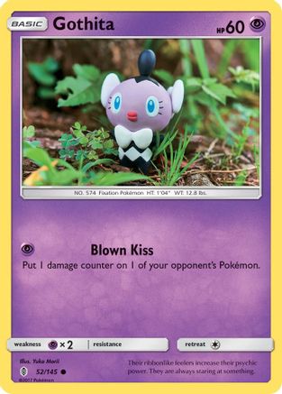 Gothita (52/145) - SM  Guardians Rising Reverse Holofoil - Common