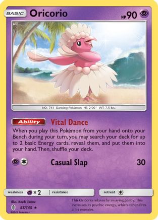 Oricorio (55/145) - SM  Guardians Rising  - Rare