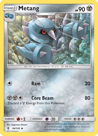Metang (84/145) - SM  Guardians Rising  - Uncommon