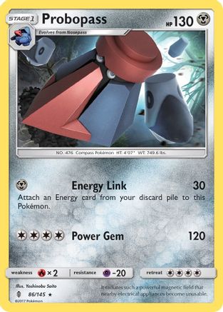 Probopass (86/145) - SM  Guardians Rising  - Rare