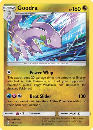 Goodra (96/145) - SM  Guardians Rising Holofoil - Holo Rare