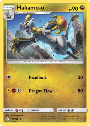 Hakamo-o (99/145) - SM  Guardians Rising Reverse Holofoil - Uncommon