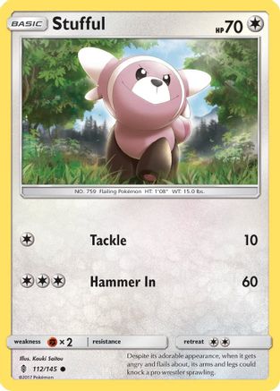 Stufful 112/145 - Guardians Rising Reverse Holofoil