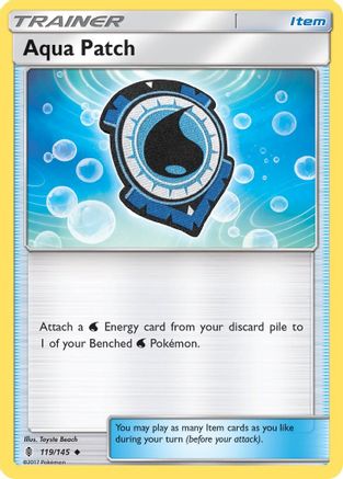 Aqua Patch (119/145) - SM  Guardians Rising  - Uncommon