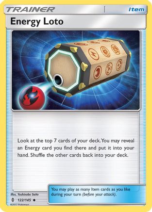 Energy Loto 122/145 - SM  Guardians Rising Reverse Holofoil - Uncommon