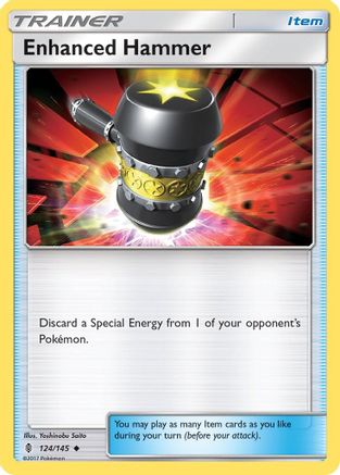 Enhanced Hammer 124/145 - Guardians Rising Reverse Holofoil