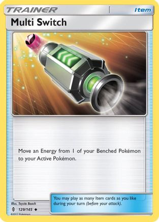Multi Switch (129/145) - SM  Guardians Rising Reverse Holofoil - Uncommon