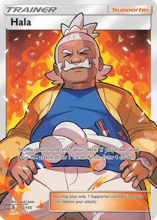 Hala (Full Art) (143/145) - SM  Guardians Rising Holofoil - Ultra Rare
