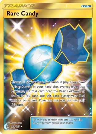 Rare Candy (Secret) (165/145) - SM  Guardians Rising Holofoil - Secret Rare