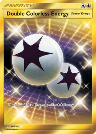 Double Colorless Energy 166/145 - Guardians Rising Holofoil