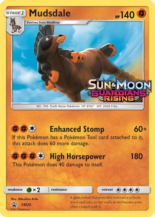 Mudsdale (Prerelease) (SM20/248) - SM Promos Holofoil - Promo