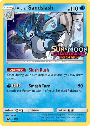 Alolan Sandslash (Prerelease) (SM18/248) - SM Promos Holofoil - Promo