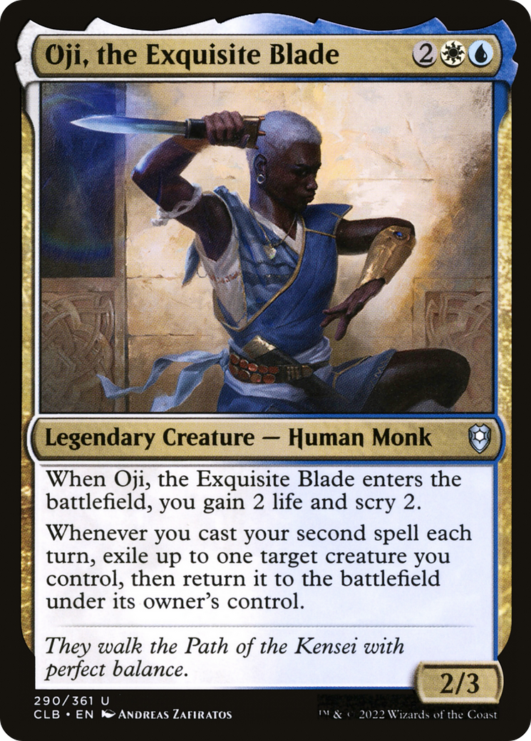 Oji, the Exquisite Blade (CLB-290) - Commander Legends: Battle for Baldur's Gate