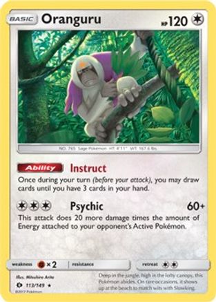 Oranguru - 113/149 (SM Base Set) 113 - Deck Exclusives