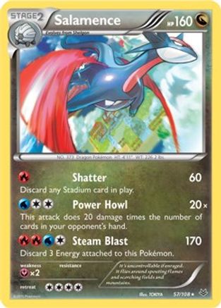 Salamence - 57/108 57 - Deck Exclusives