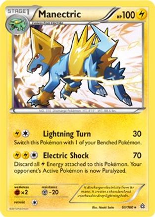 Manectric - 61/160 (XY Primal Clash) 61 - Deck Exclusives