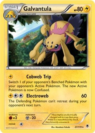 Galvantula - 27/119 (XY Phantom Forces) 27 - Deck Exclusives Holofoil