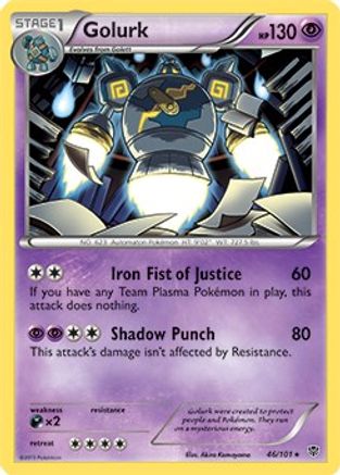 Golurk 046/101 - Deck Exclusives Normal - Rare