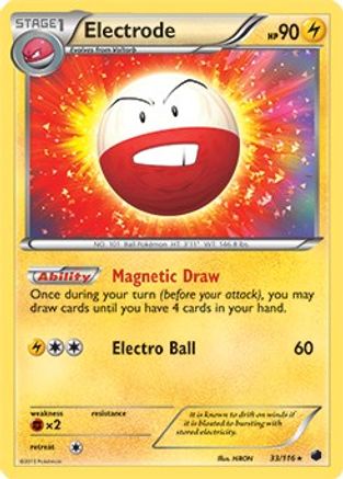 Electrode - 33/116 (BW Plasma Freeze) 33 - Deck Exclusives