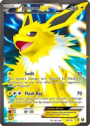 Jolteon EX 28a/083 - Alternate Art Promos Holofoil - Promo