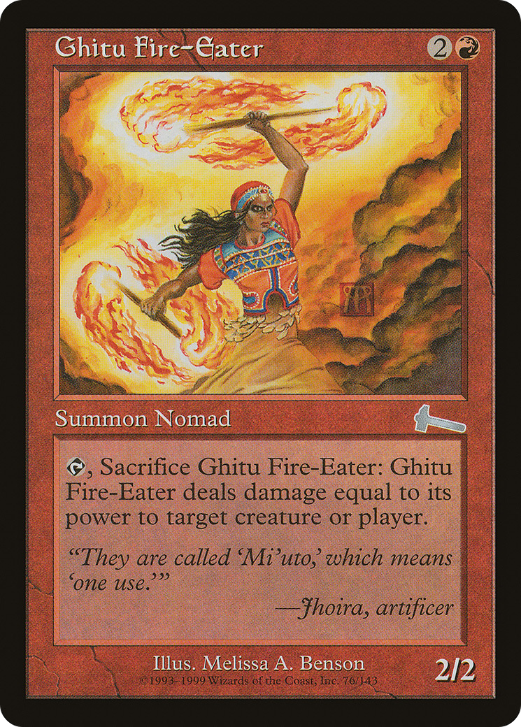 Ghitu Fire-Eater (ULG-076) - Urza's Legacy Foil